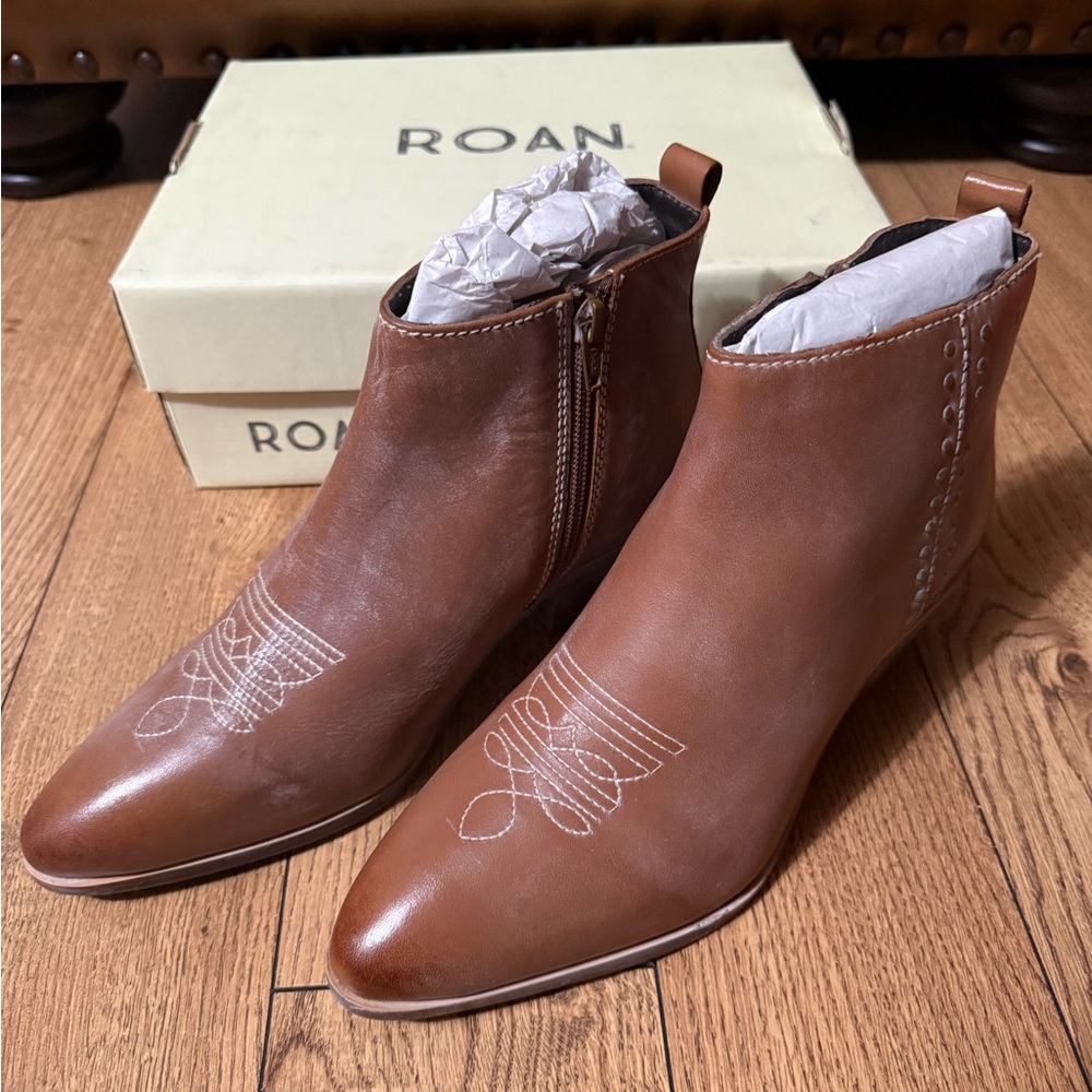 Roan Aggie Western Booties
